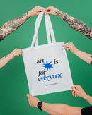 Merch - Art is For Everyone Kaleidoscope Reusable Tote Bag
