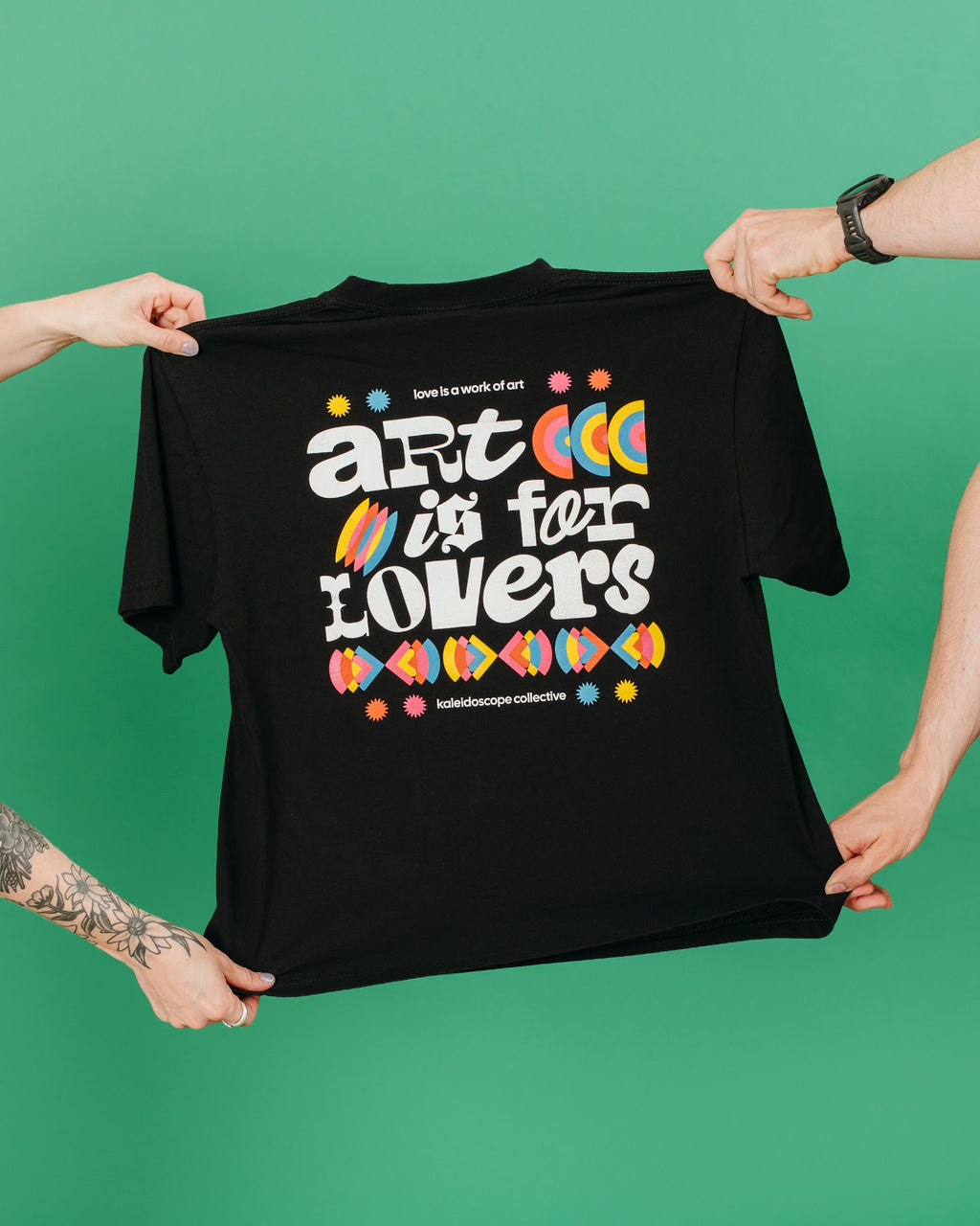 Merch Drop - Art is For Lovers: Black T-Shirt