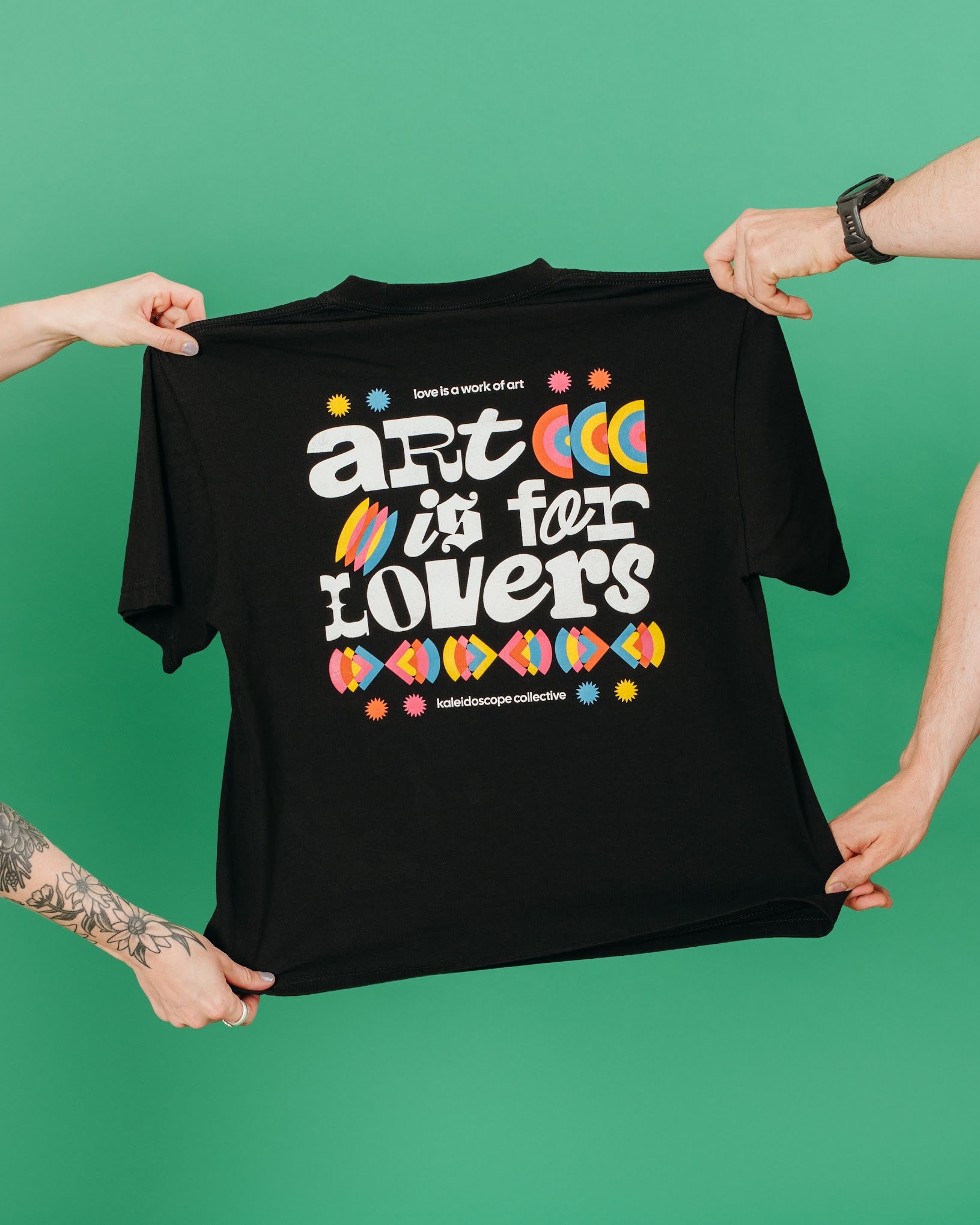 Merch Drop - Art is For Lovers: Black T-Shirt