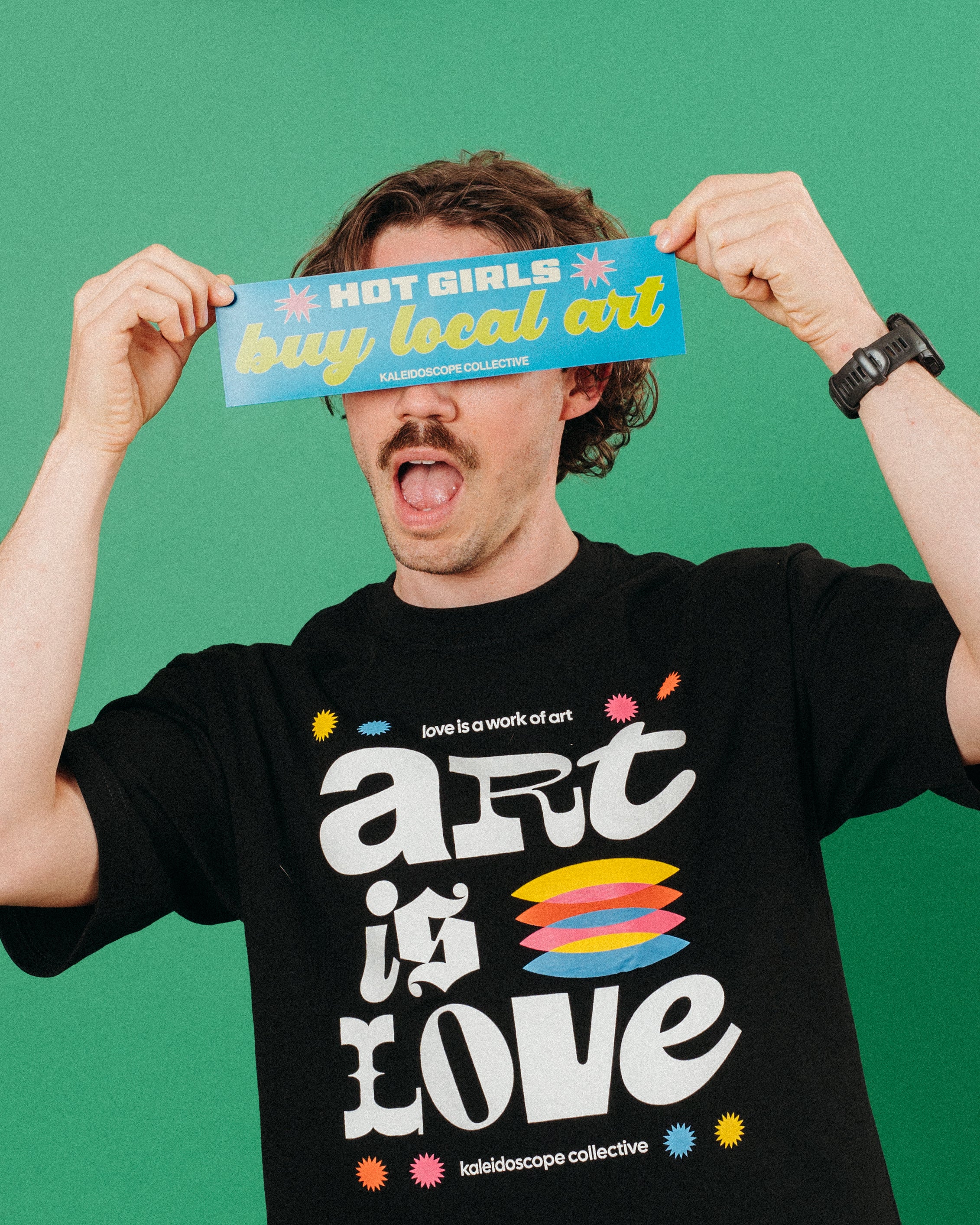 Merch Drop - Hot Girls Buy Local Art Vehicle Magnet