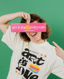 Merch Drop - Art Is For Everyone Vehicle Magnet