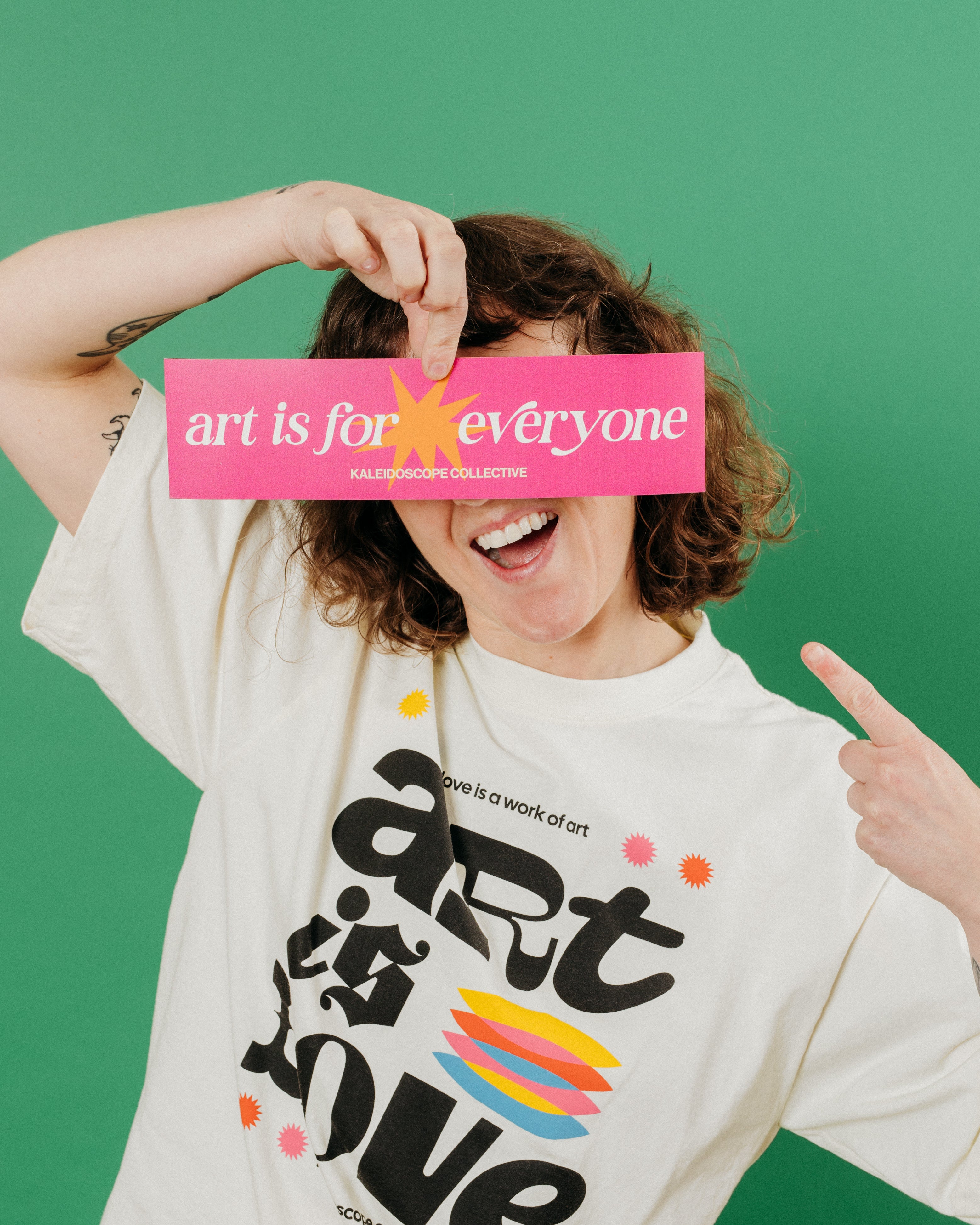 Merch Drop - Art Is For Everyone Vehicle Magnet