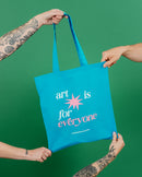 Merch - Art is For Everyone Kaleidoscope Reusable Tote Bag