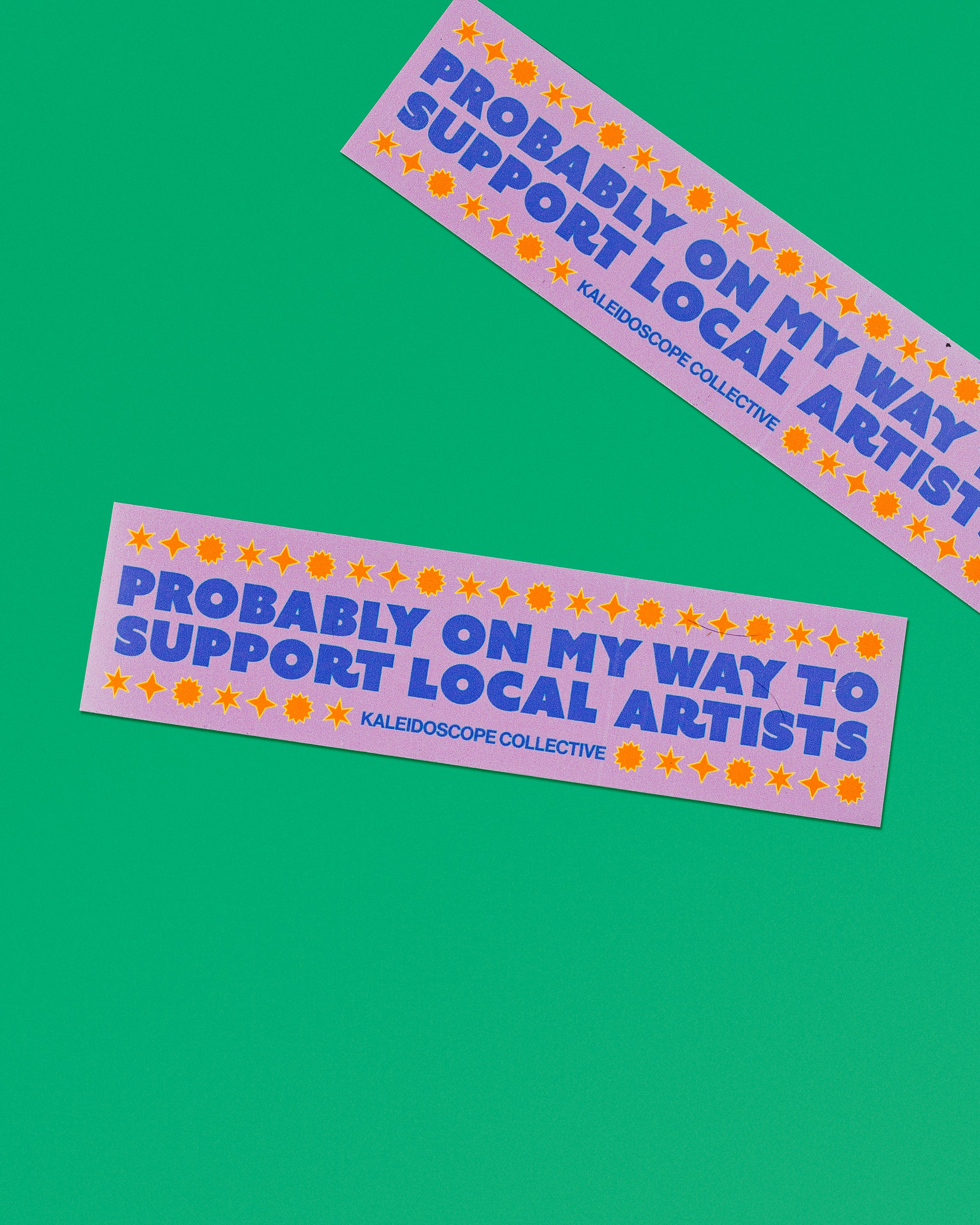 Merch Drop - Probably On My Way To Support Local Artists Vehicle Magnet