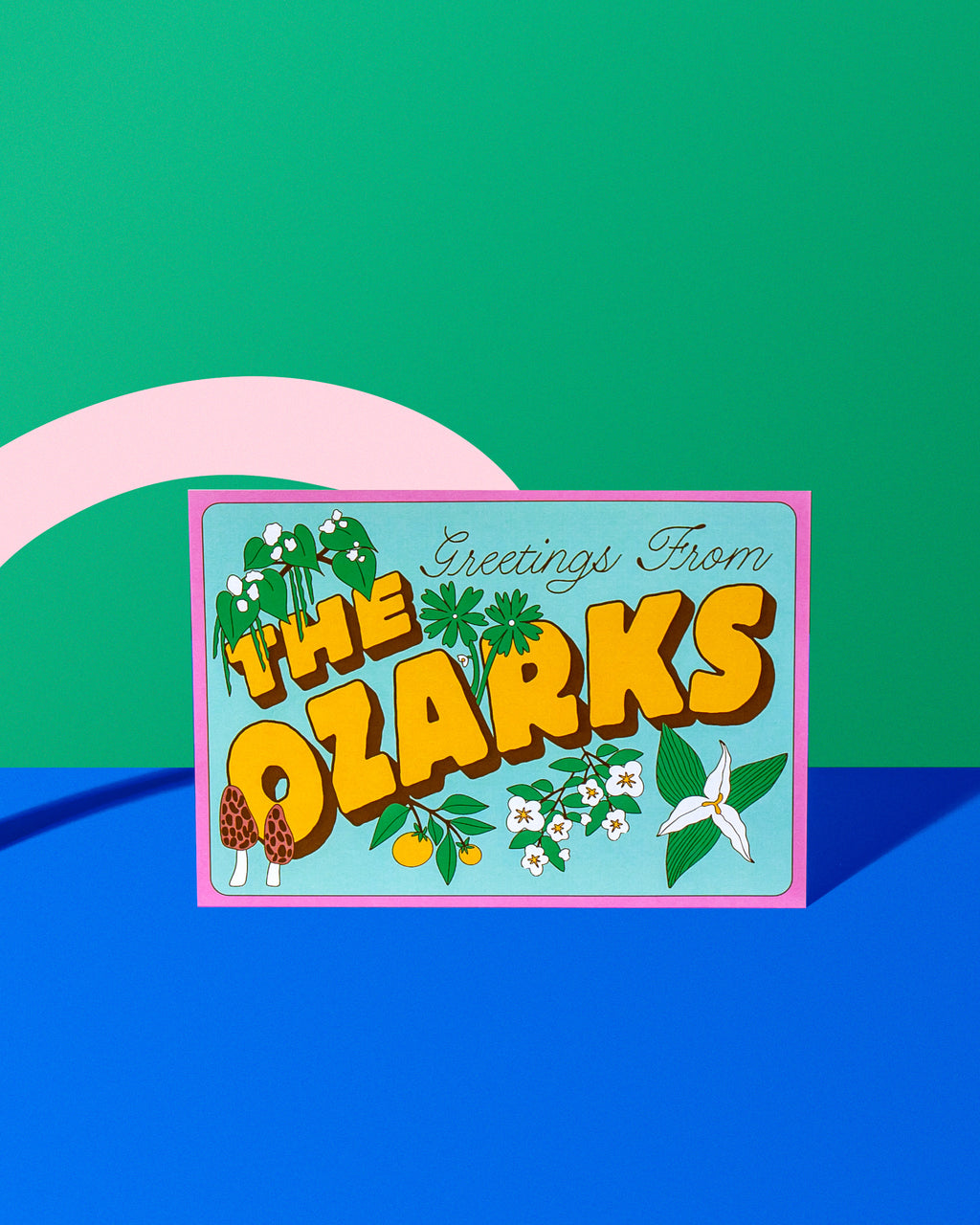 West Hand - * Greeting from the Ozarks Postcard