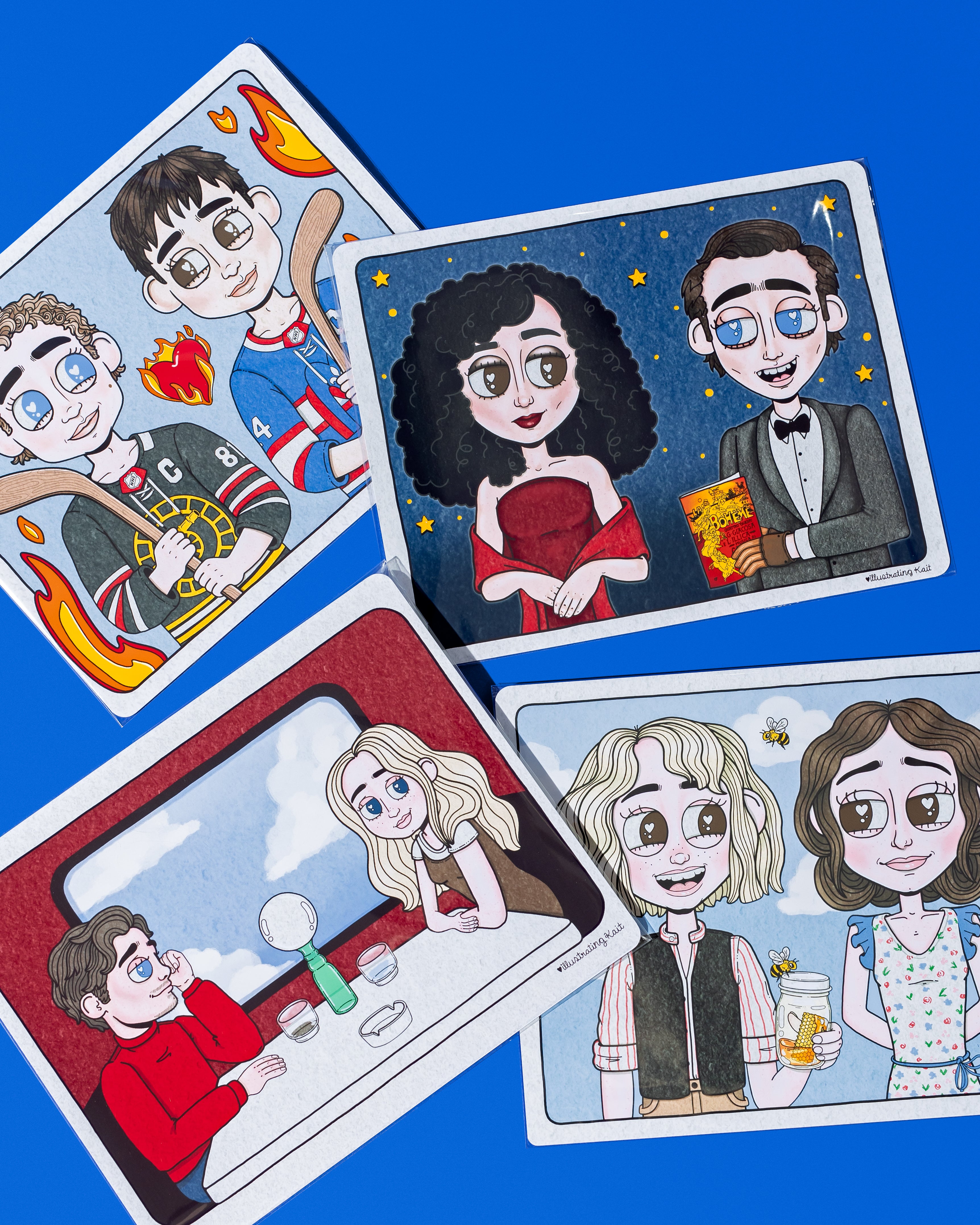 Illustrating Kait - 8x10 Prints