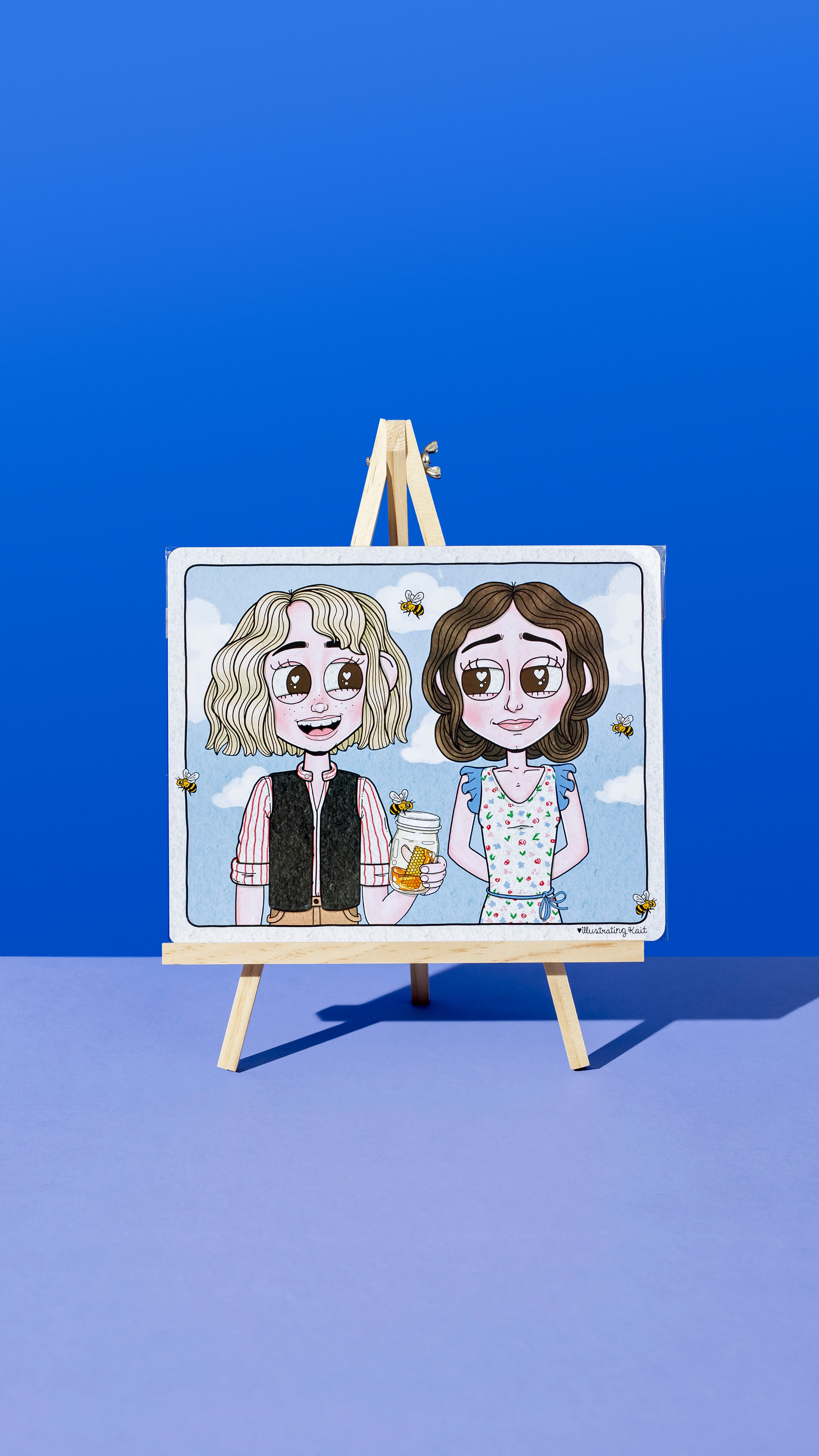Illustrating Kait - 8x10 Prints