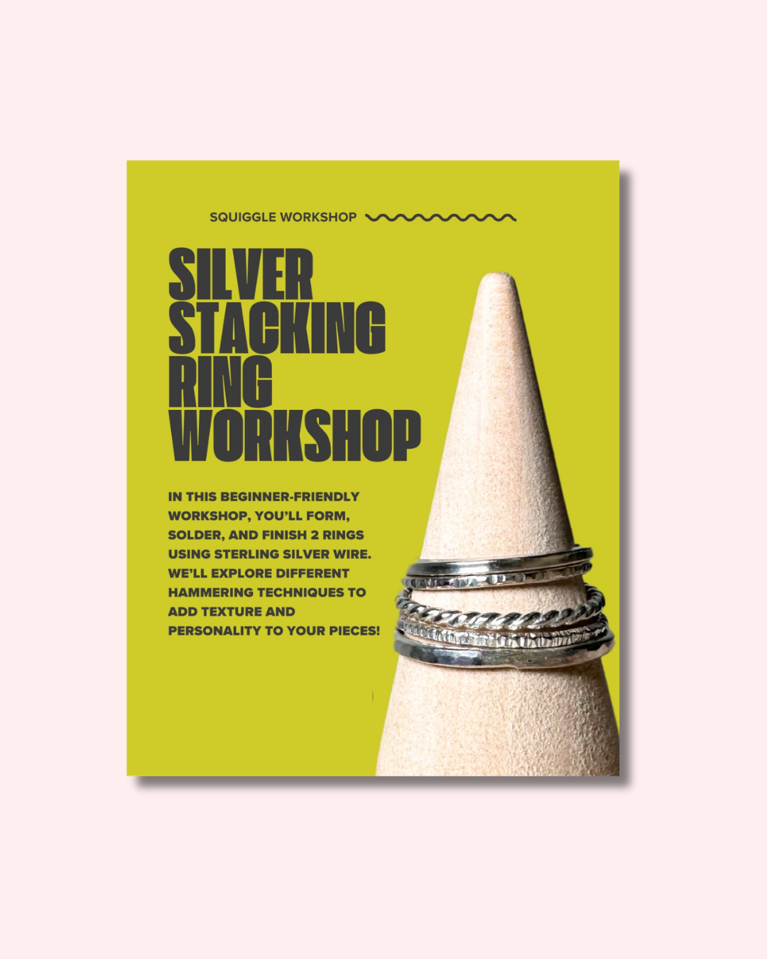 Crafting Your Own Silver Rings Workshop with Squiggle Cutters