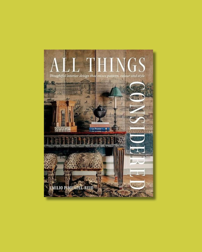 Book cover of 'All Things Considered' on a green background