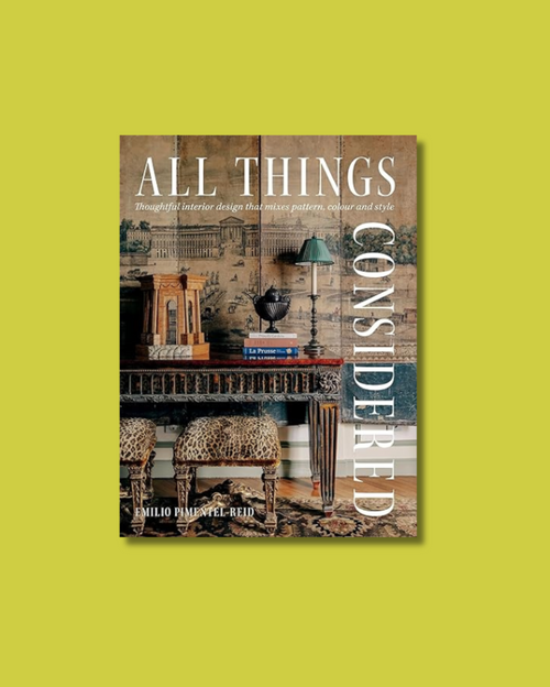 Book cover of 'All Things Considered' on a green background