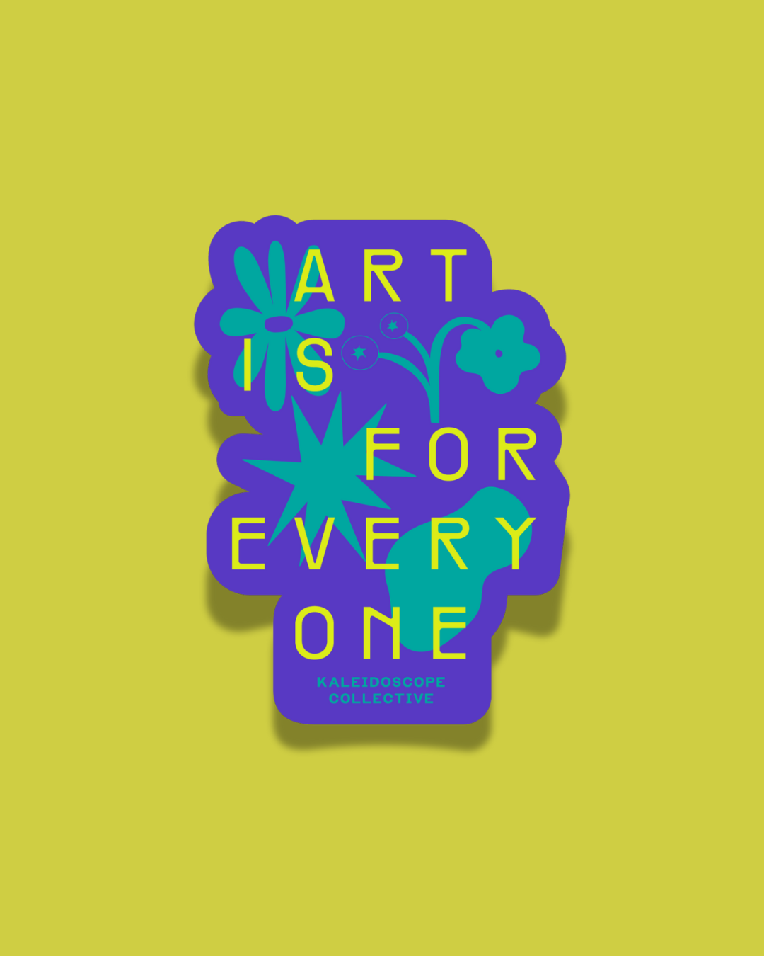 Merch Fall Drop 001 - Art is For Everyone Stickers