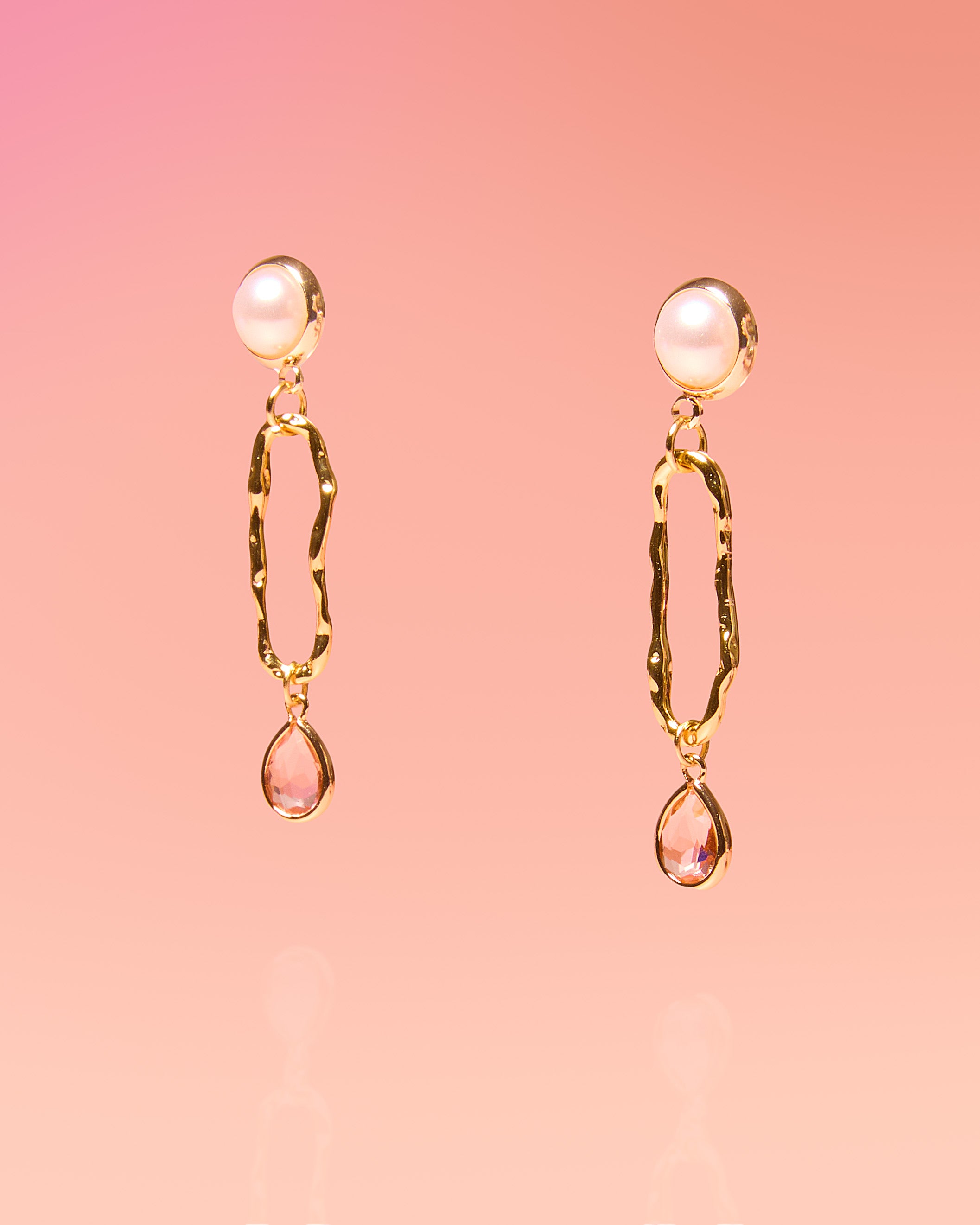 Tribe + Temple - Boho Chic Oval Hoops