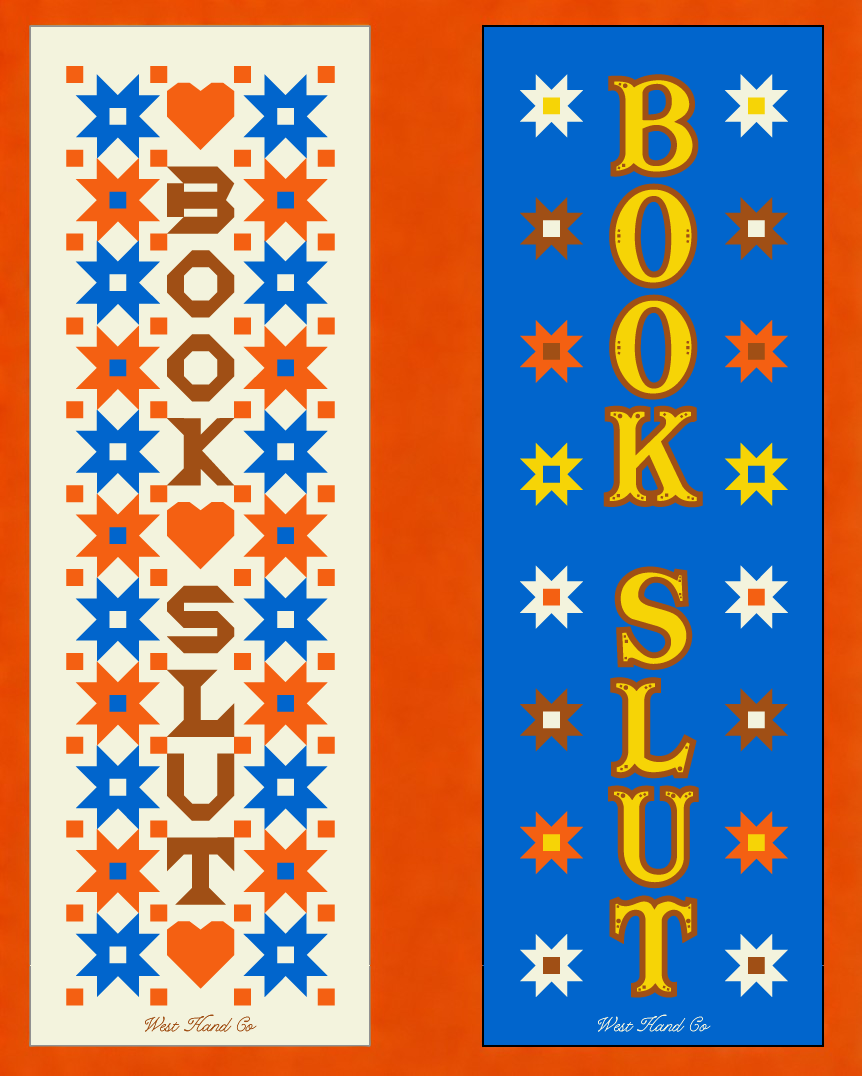 West Hand - * "Book Slut" Bookmark