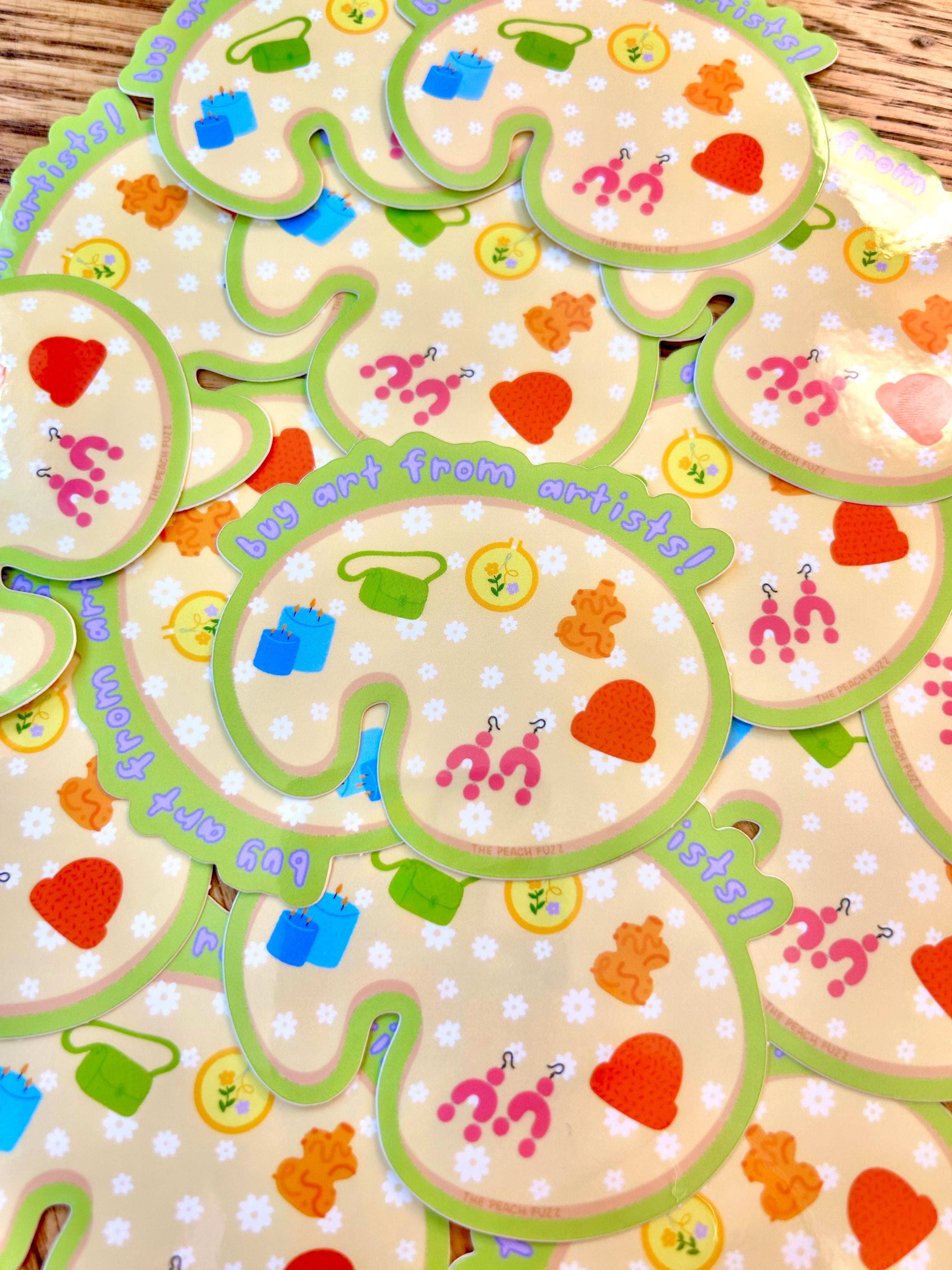 The Peach Fuzz - Stickers