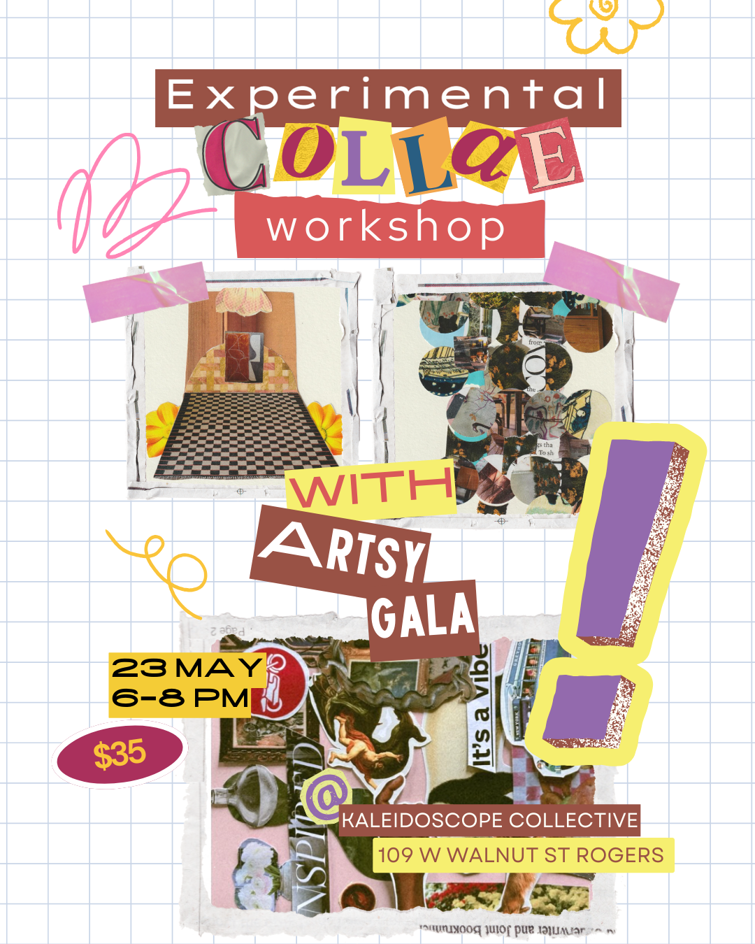 Experimental Collage Workshop with Artsy Gala