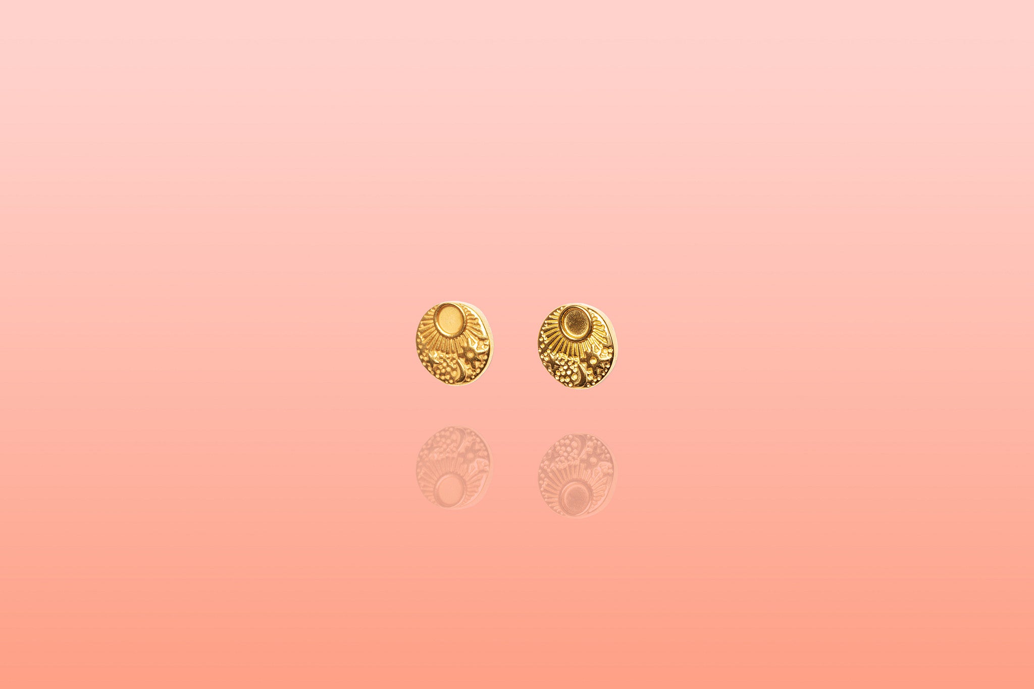 Tribe + Temple - *Carmen Embossed Studs