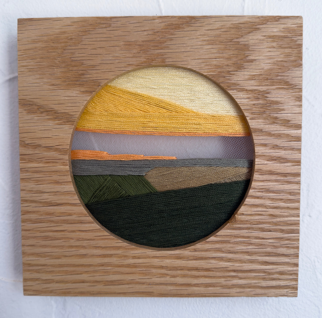 Claire Pongonis Studio - * "Summer Fields" Thread Painting