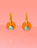Tribe + Temple - *Deco Glam Oval Hoops