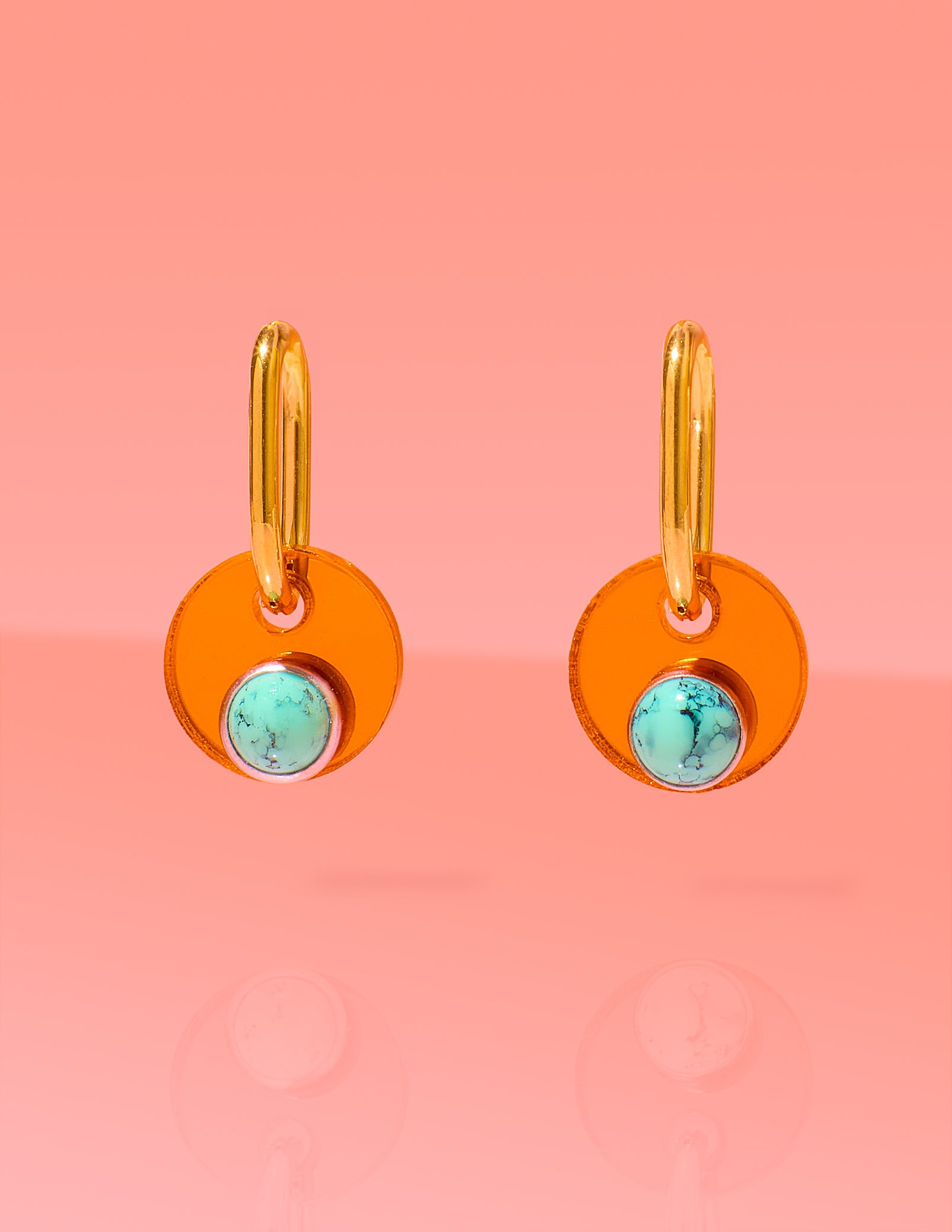 Tribe + Temple - *Deco Glam Oval Hoops