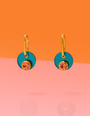 Tribe + Temple - *Deco Glam Oval Hoops