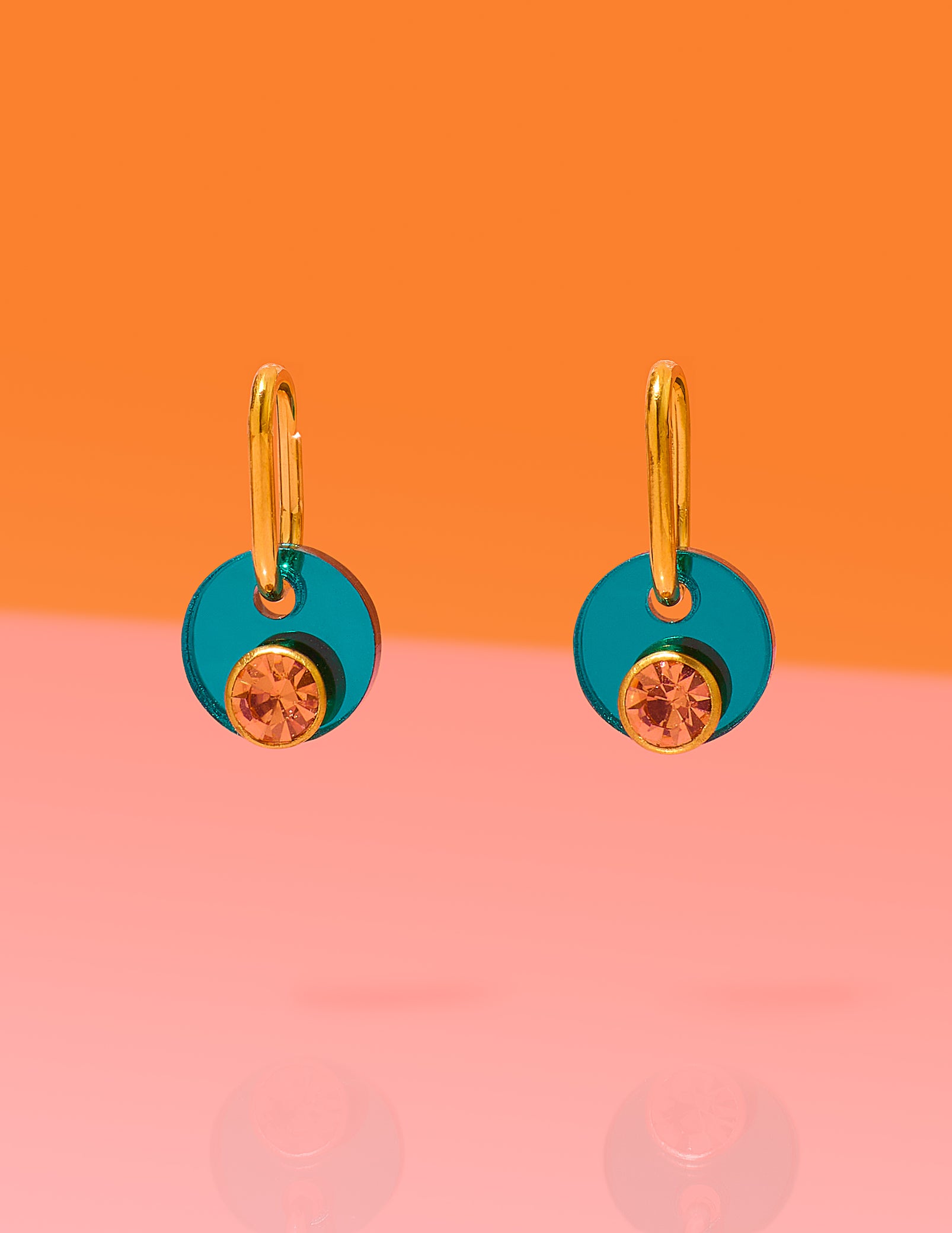 Tribe + Temple - *Deco Glam Oval Hoops