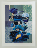 Artsy Gala - * Dia Azul - Framed