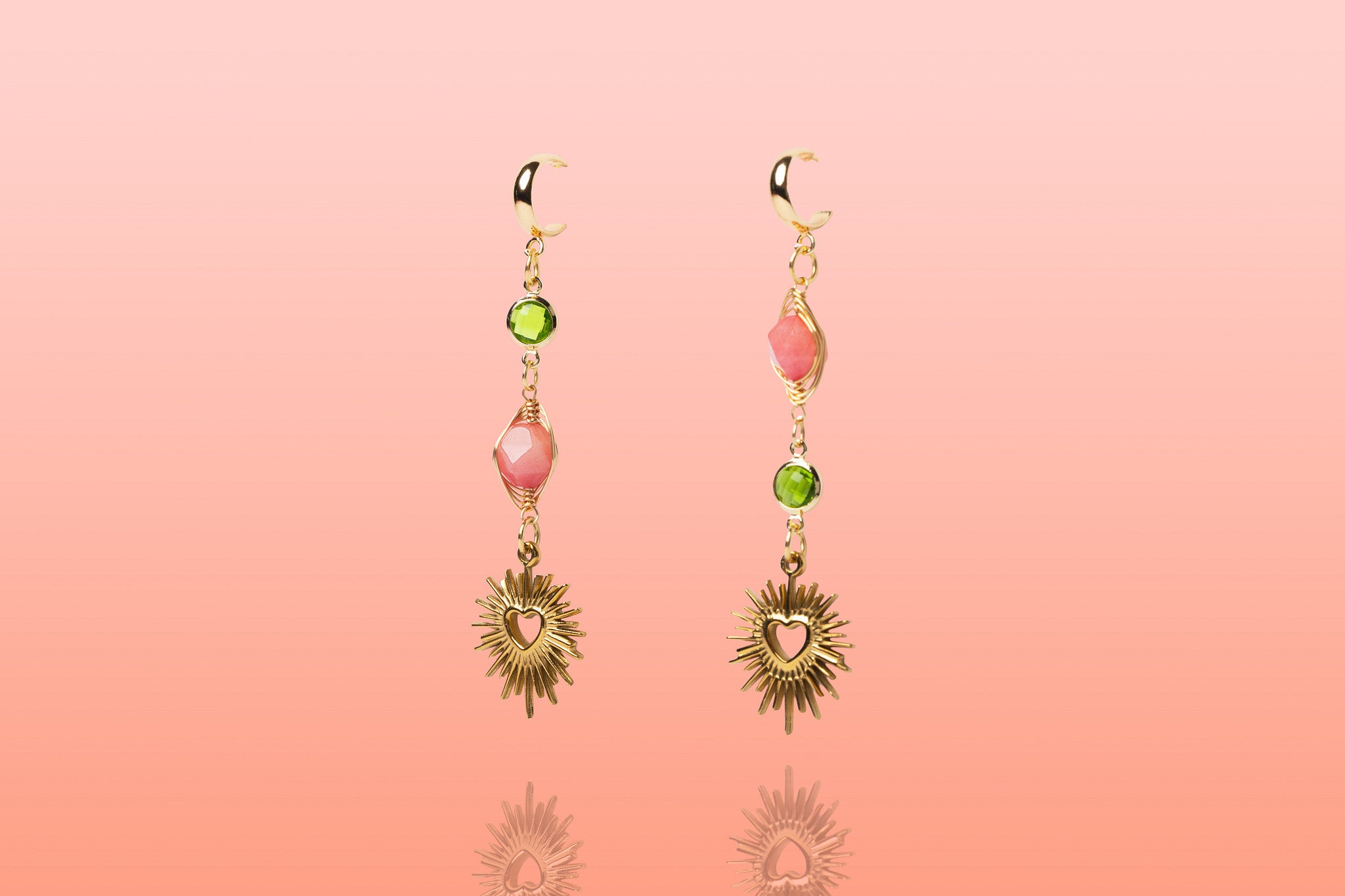 Tribe + Temple - *Gabriela Heart Earrings