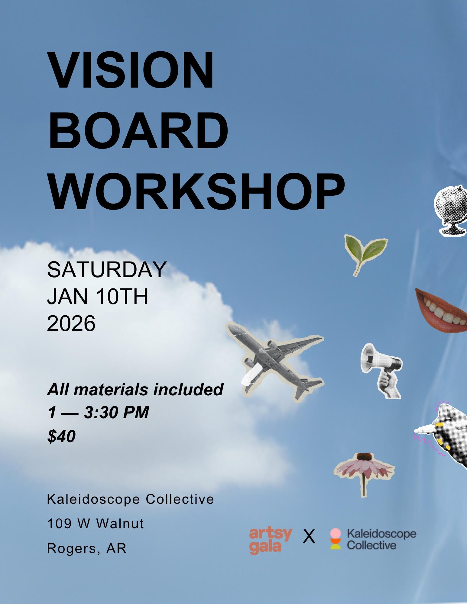 Vision Board Workshop with Artsy Gala ✂️ 📓 ✨