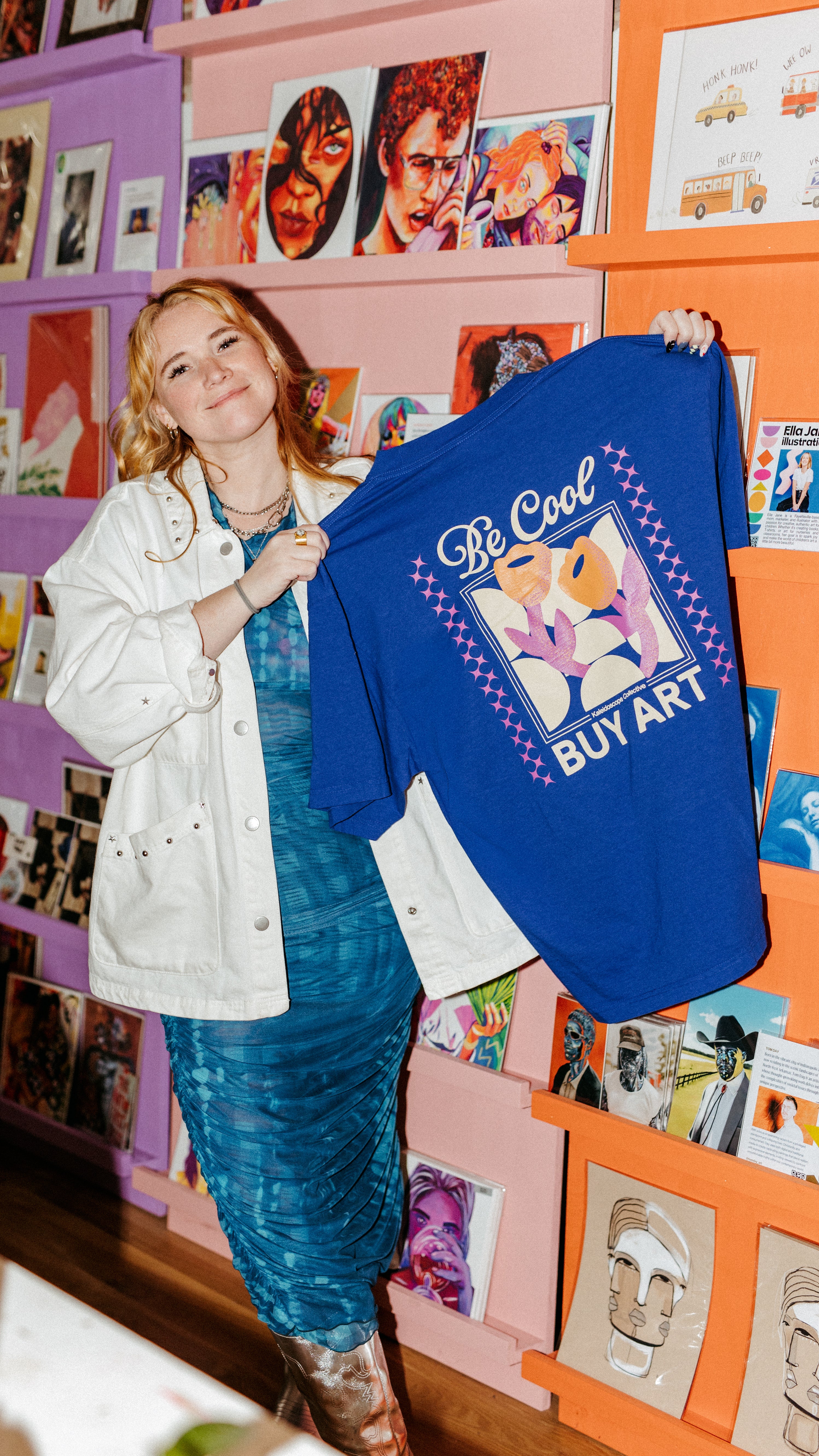 Merch Winter Drop 001 -  Cobalt: Buy Local, Support Local Shirt