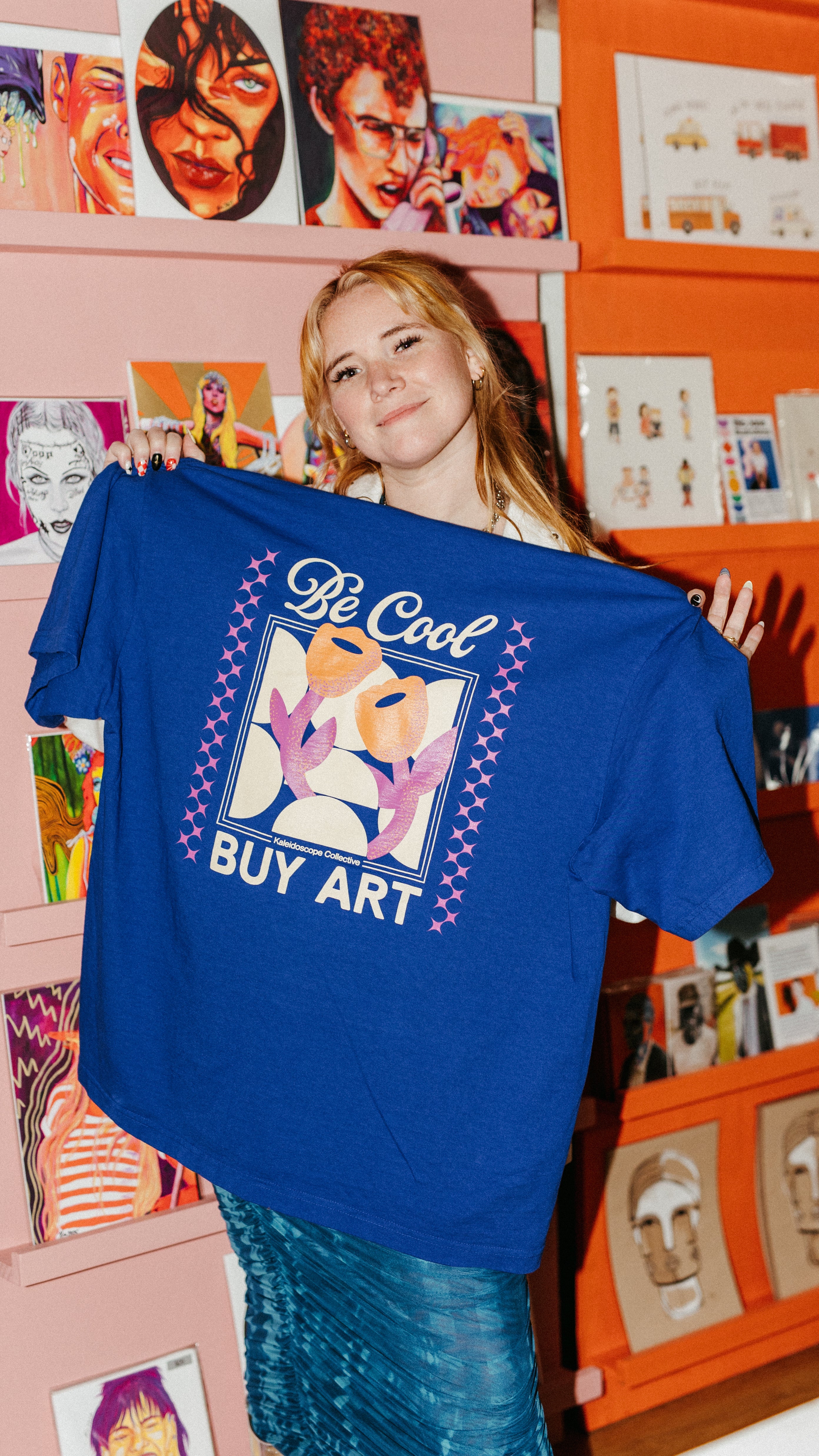 Merch Winter Drop 001 -  Cobalt: Buy Local, Support Local Shirt