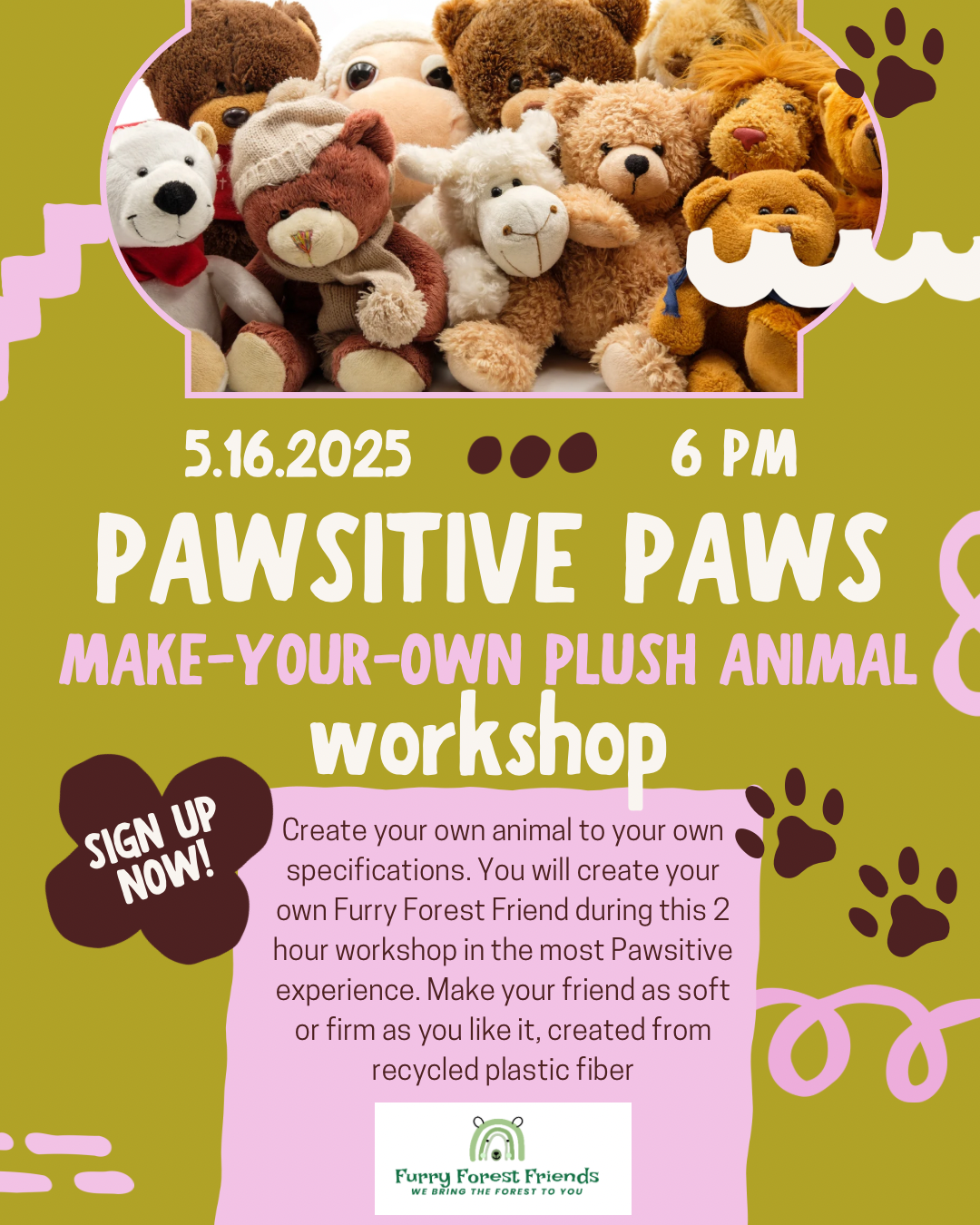 Make-your-own Plush Animal Workshop