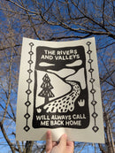 Mook - * The Rivers and Valleys- Risograph Print