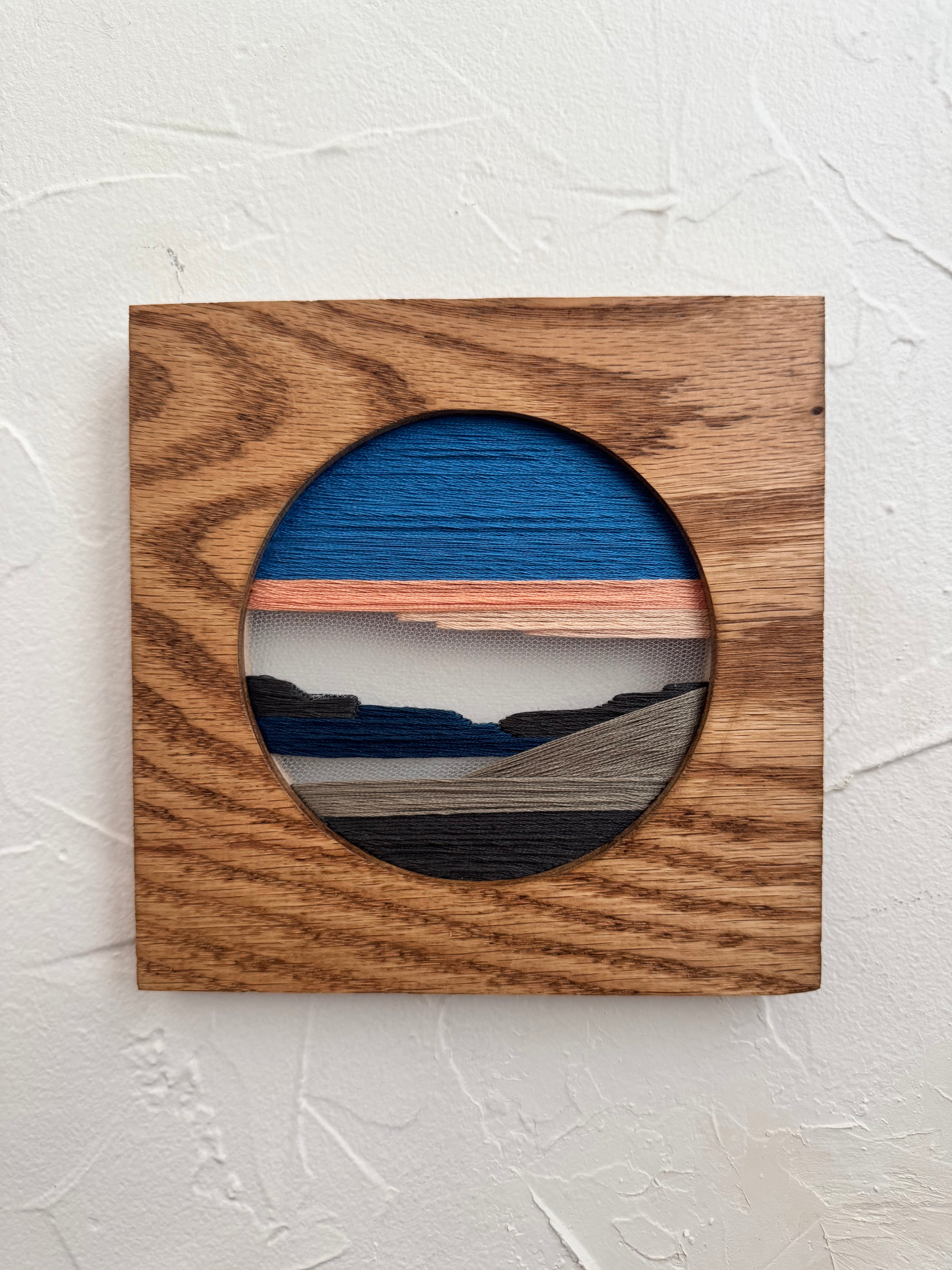 Claire Pongonis Studio - * "Cool Morning" Thread Painting