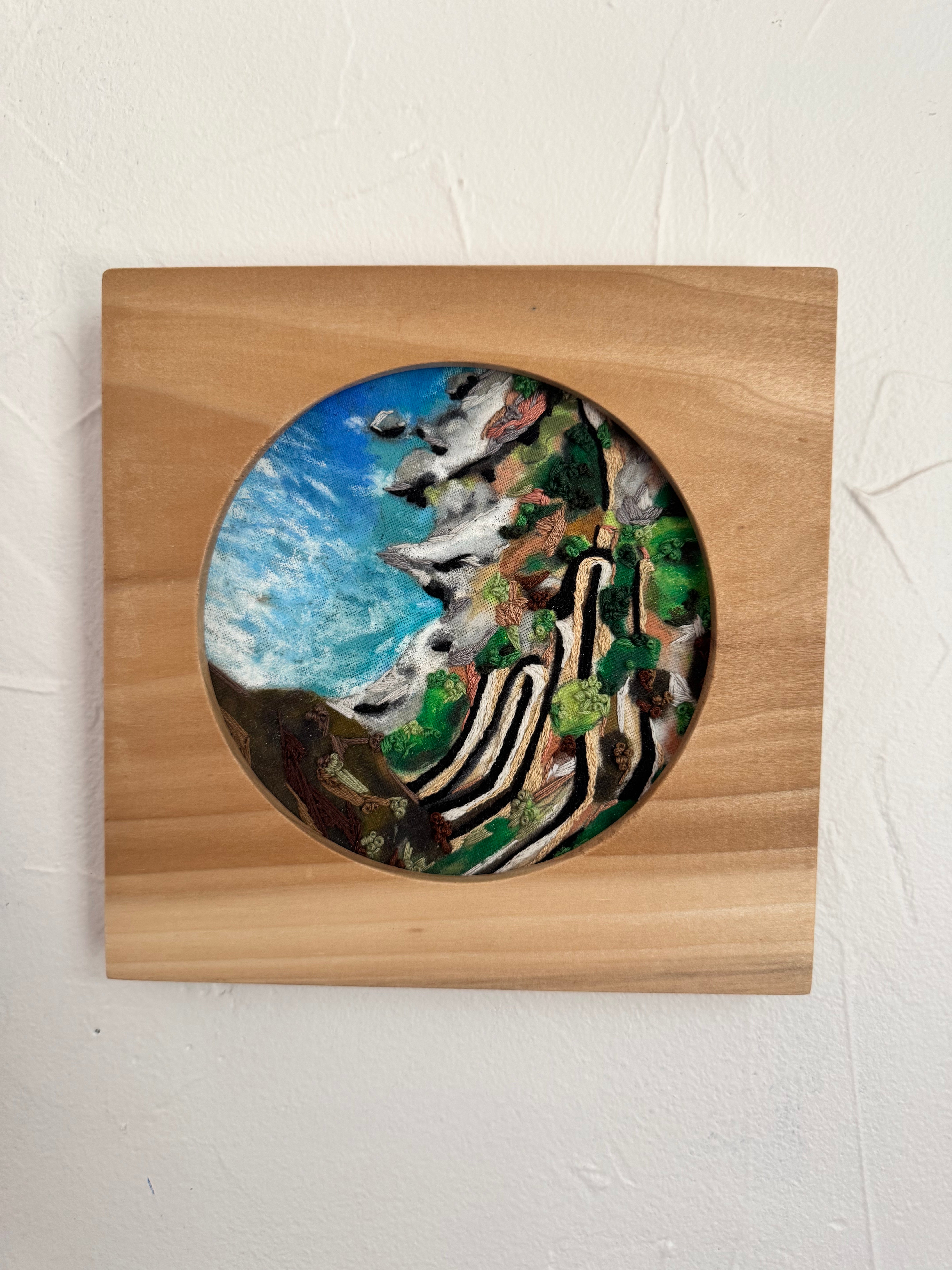 Claire Pongonis Studio - * "The Path" Thread Painting