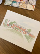 Watercolor Home Portrait Painting Workshop with Leslie Gregory Art 🎨