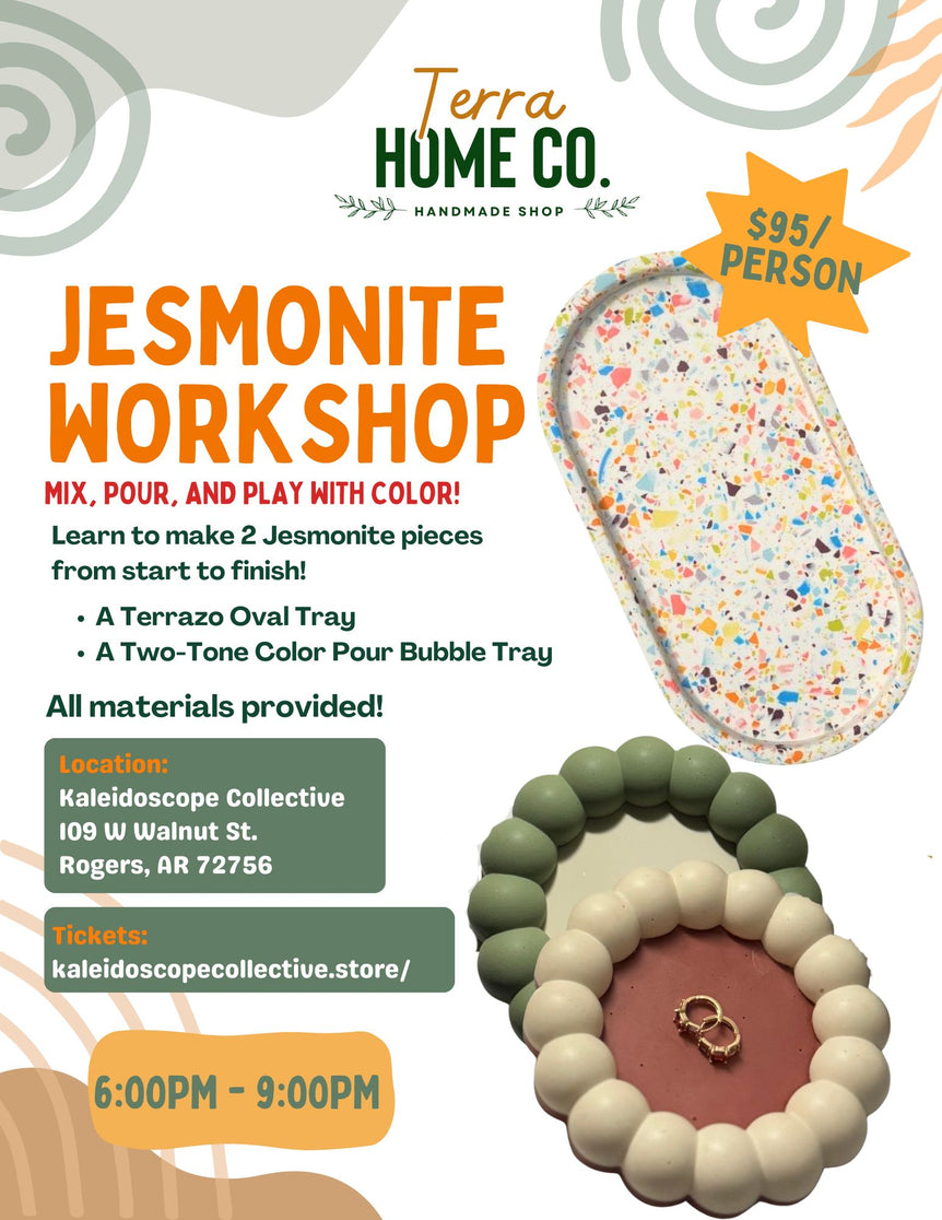 Jesmonite Terrazzo Basics Workshop with Terra Home✨
