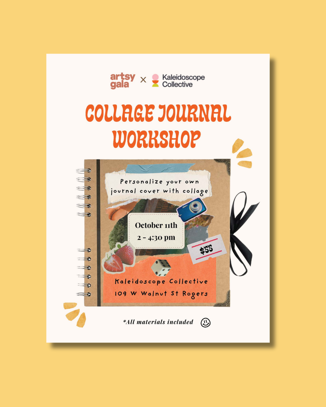 Collage Journal Workshop with Artsy Gala