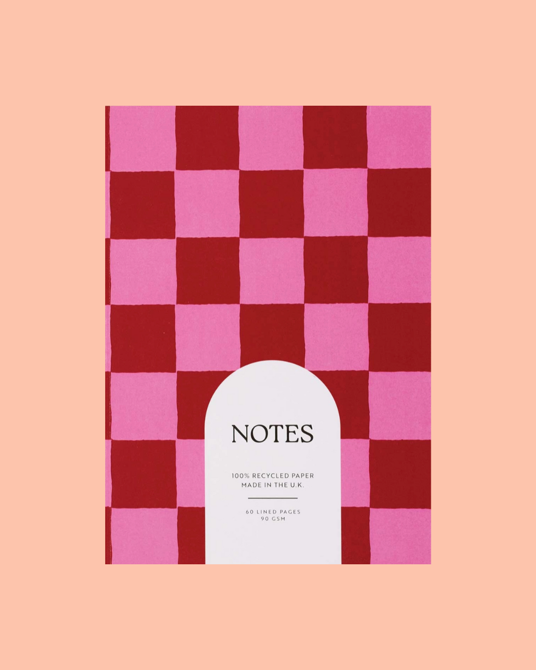 Good Tuesday - Burgundy Check Notebook