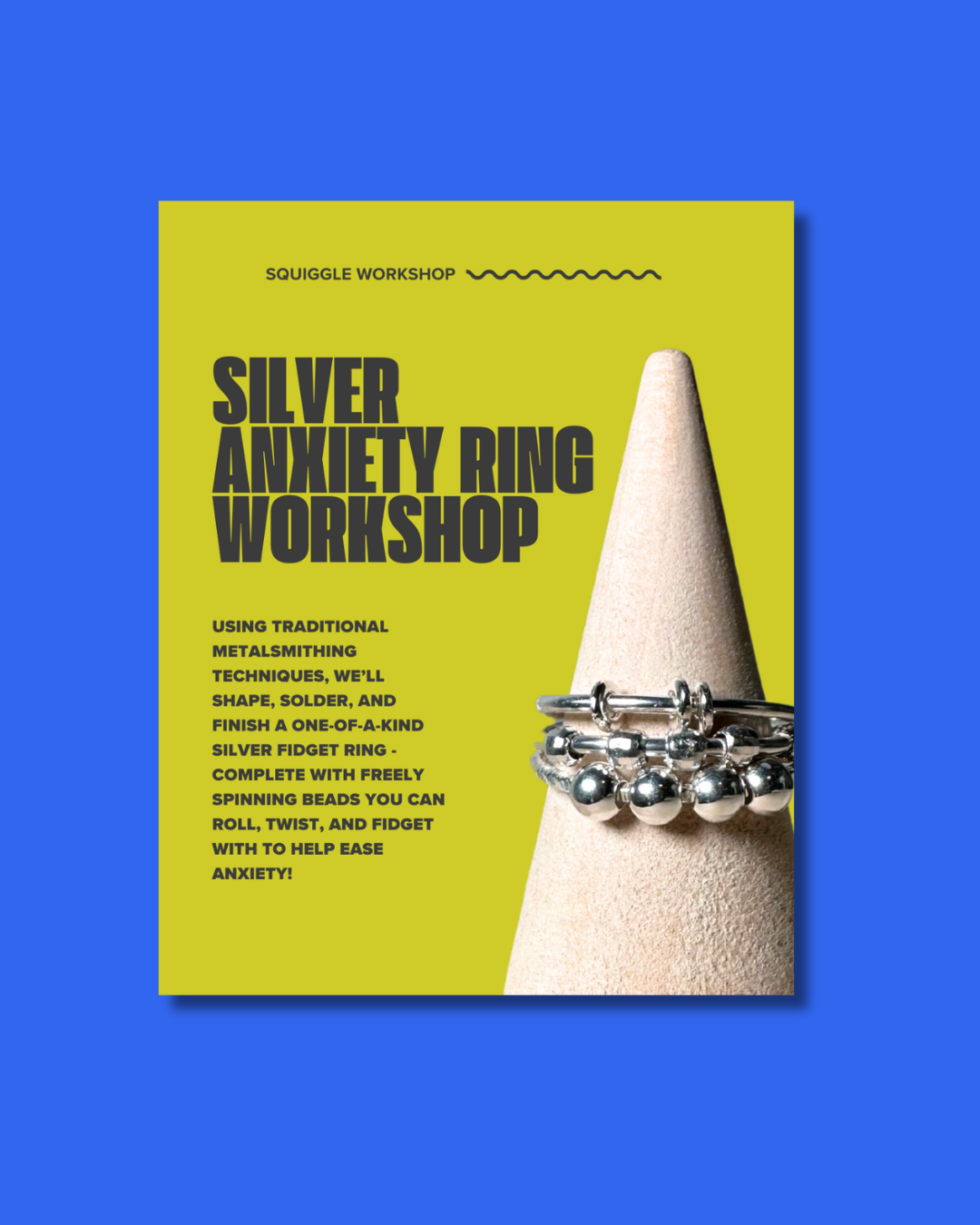 Crafting Your Own Silver Anxiety Ring Workshop with Squiggle Cutters