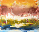 Soak Stain Painting: an introduction to the Soma-Line Method™ and soak stain painting on raw canvas with Rachel Borntrager