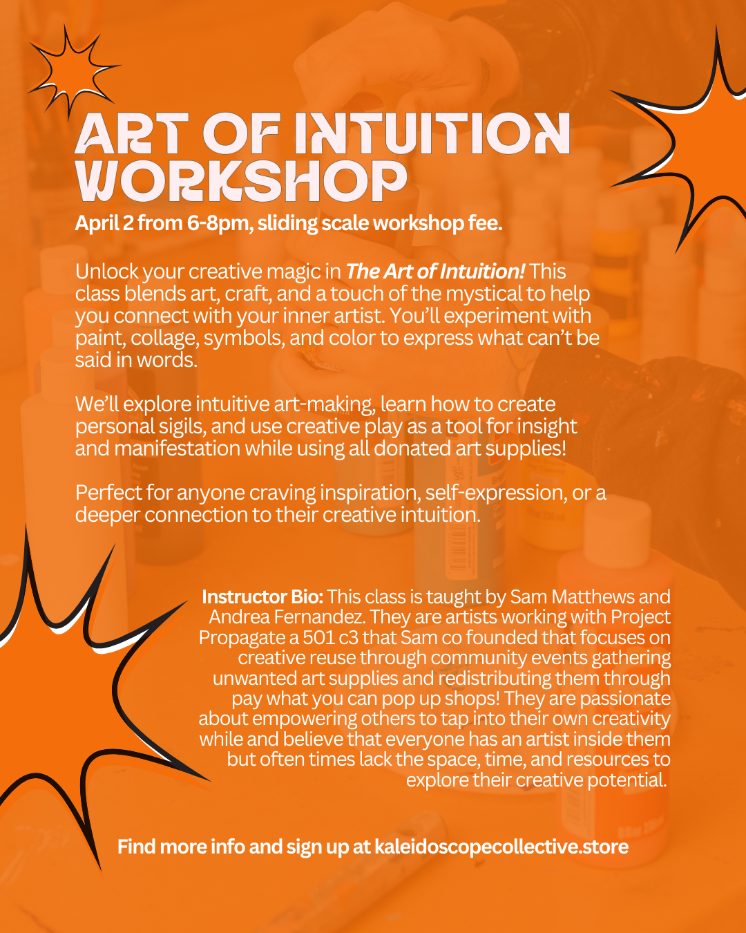 The Art of Intuition Workshop with Project Propagate