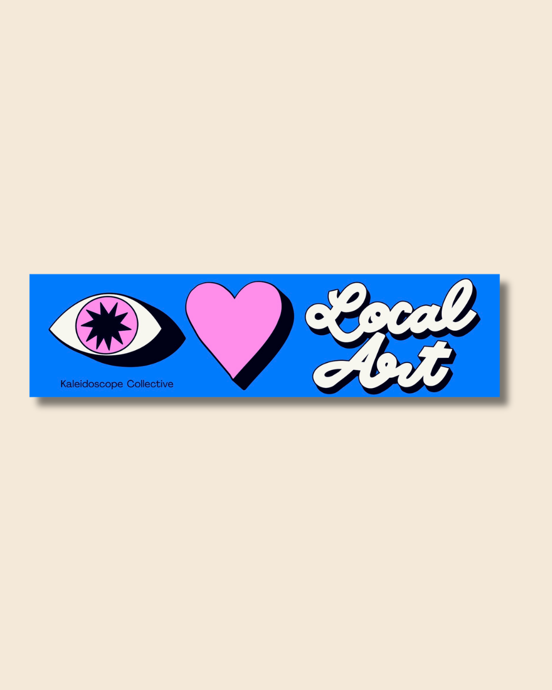 Merch Drop - Eye Heart Local Art Vehicle Magnet