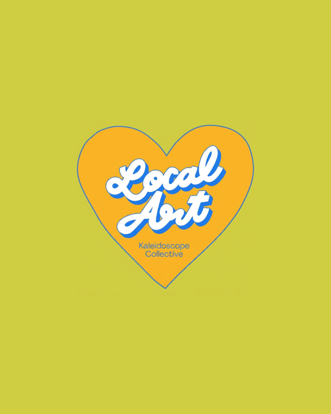 Merch Drop - Local Art Heart Sticker