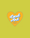 Merch Drop - Local Art Heart Sticker