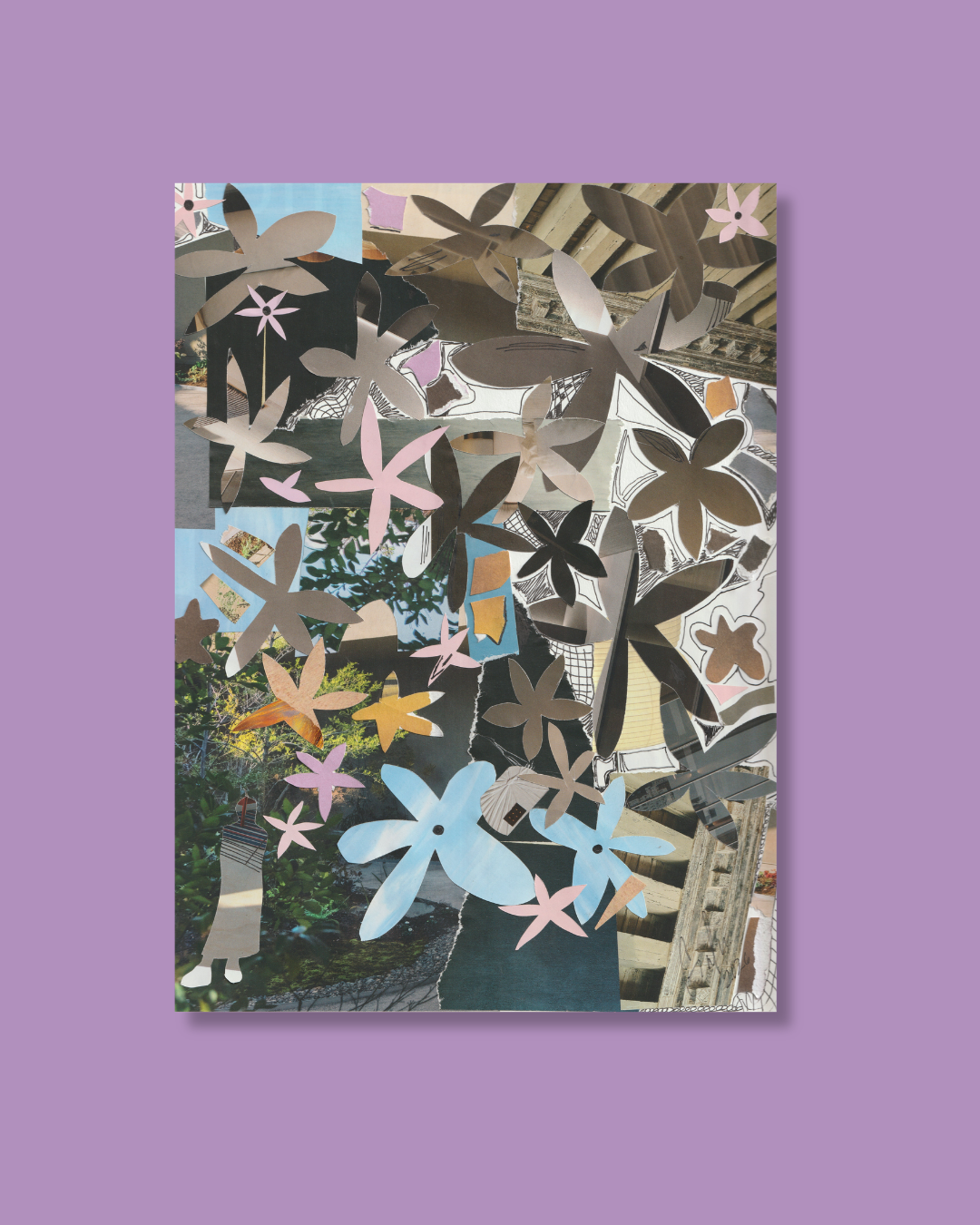 Artsy Gala - * Wondering: Original Analog Collage