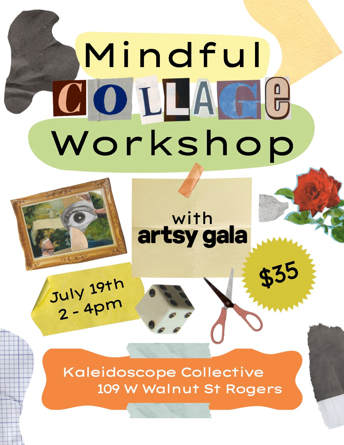 Mindful Collage Workshop with Artsy Gala