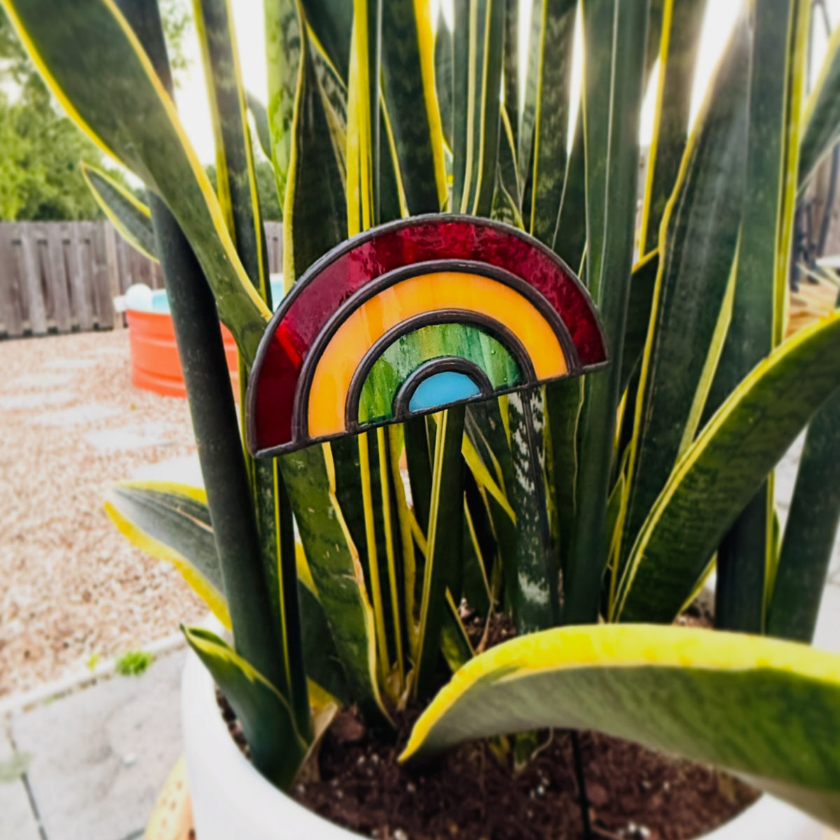 PRISM+Petal - Rainbow Plant Stake
