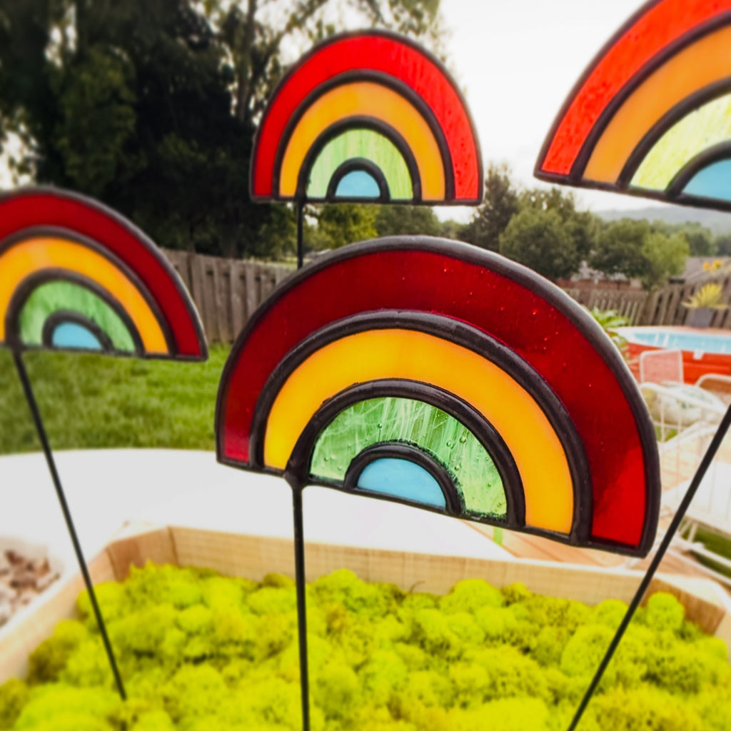 PRISM+Petal - Rainbow Plant Stake
