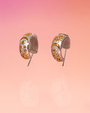 Tribe + Temple - *Rosa Stella Hoop Earrings
