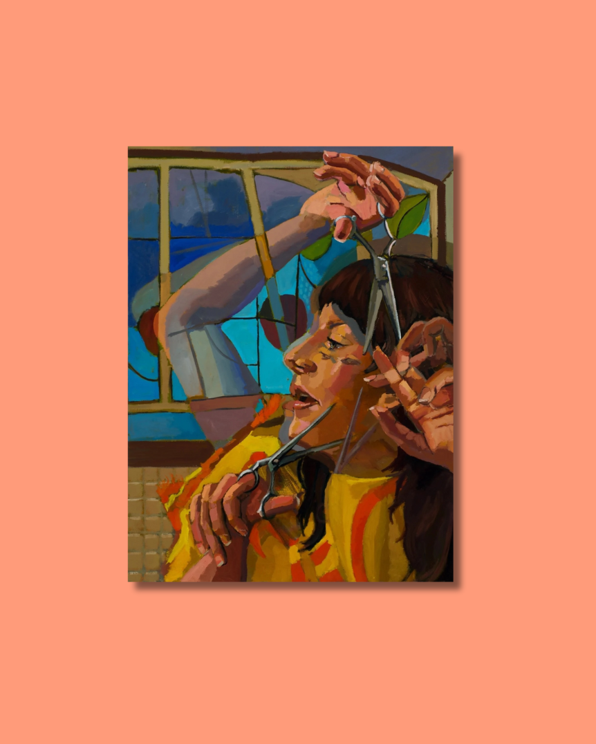 Greta Kresse - * “Home Cut” Painting